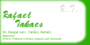 rafael takacs business card